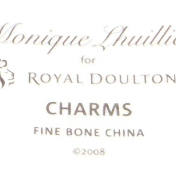 Pair of Monique Lhuillier "Charms" Mugs by Royal Doulton, Circa 2008 - Picture 10 of 11